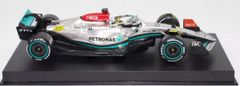 shumee Avtomobil F1 Mercedes W13 Hamilton ČELADA BBurago 1:43