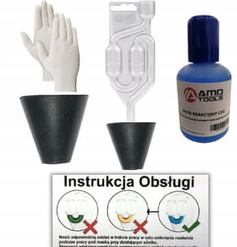shumee Komplet tekočine za tester tesnila glave CO2, test