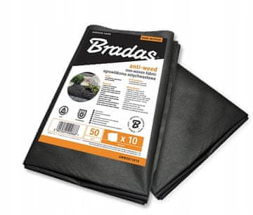 shumee Agrotekstil proti plevelu Bradas 210x1000 cm 50 g/m² AWB5021010