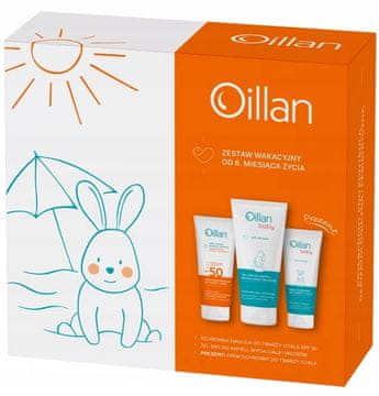 shumee OILLAN praznični set emulzija SPF50 100 ml + gel za umivanje 200 ml + krema 75 ml