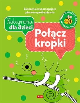 shumee Kaligrafija za otroke. Poveži pike