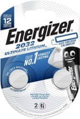 shumee 2x ENERGIZER CR2032 Ultimate litijeva baterija 3V