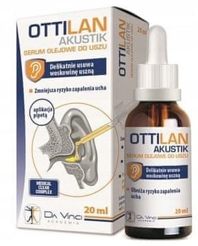shumee Ottilan Akustik EAR SERUM za odstranjevanje oljnega voska 20 ml