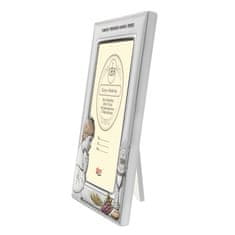 shumee SREBRN PISAN OKVIR ZA FOTOGRAFIJE ZA FANTKA, SPOMINEK ZA OBHAJILO, 13 x 17,5 cm