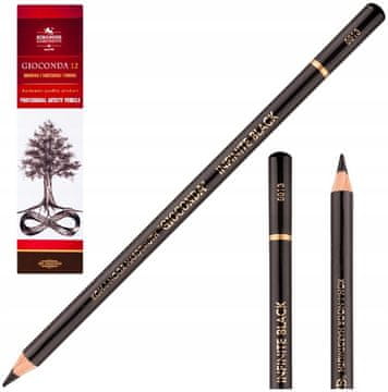 shumee Skicirni svinčnik KOH-I-NOOR Gioconda Infinite Black Wood Pastel