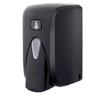 shumee Dozirnik tekočega mila 0,5 l črne barve, ABS