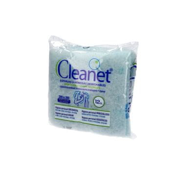 shumee Čistilna krpa za telo, namočena na eni strani (12 kosov)