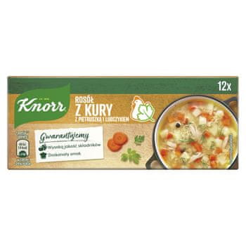 shumee Knorr Piščančja juha s peteršiljem in lovageom 120 g (12 kock)