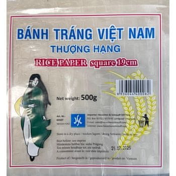 shumee THUONG HANG rižev papir kvadratni 19 cm 500 g