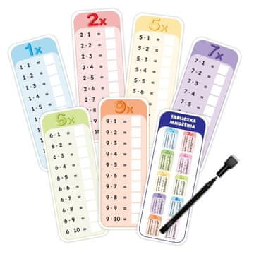 shumee Pisanje in brisanje - Tablica množenja 11 kart + flomaster