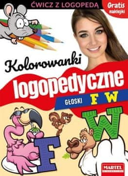 shumee Pobarvanke za logopedsko terapijo. Zvoki FW