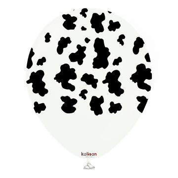 shumee Kalisan Safari Cow lateks baloni, krava, 30 cm, 25 kosov.