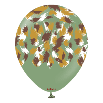 shumee Lateks baloni Safari Savanna, 30 cm, 25 kosov.