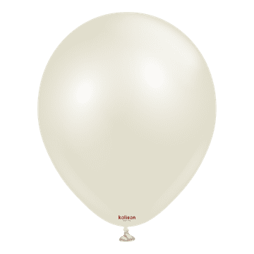 shumee Kalisan AURA Ivory Beli lateks baloni, bež, krem, 45 cm, 25 kosov.