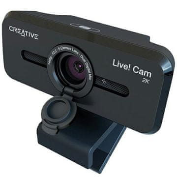 shumee Spletna kamera Creative Sync V3 2K QHD črne barve