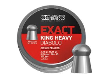 shumee Peleti JSB Exact King Heavy diabolo 6,35 mm 150 kos.