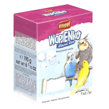 shumee Vitapol Wapienko- Cube NATURA XL naravna apnenčasta kocka za papige 190g