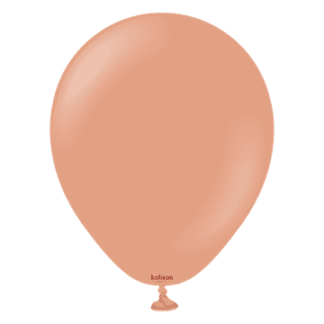 shumee Lateks baloni Clay Pink, roza 13 cm, 100 kosov.