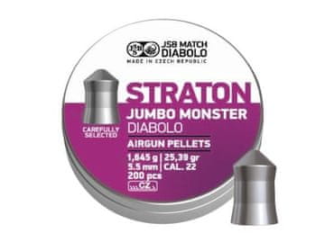 shumee Peleti JSB Jumbo Monster Straton diabolo 5,51 mm 200 kos.