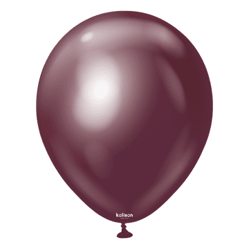 shumee Kalisan Mirror Bordo lateks baloni, 30 cm, 50 kosov.
