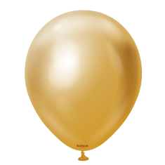 shumee Kalisan Mirror Gold lateks baloni, 30 cm, 50 kosov.