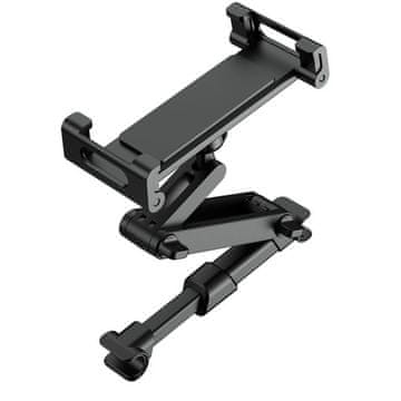 shumee Raztegljiv avto nosilec za vzglavnik za telefon, tablico in vzglavnik, črne barve