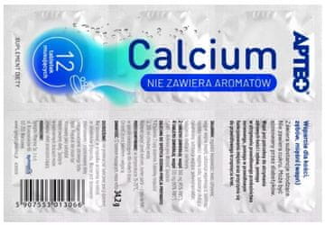 shumee APTEO CALCIUM kalcij v foliji, brez okusa, ZA SKLEPE IN KOSTI, 12 šumečih tablet