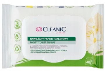 shumee CLEANIC Vlažen toaletni papir kamilica 40. nov.