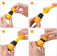 shumee 10x VRTNA CEV HITRI PRIKLJUČEK PRIKLJUČEK 1/2”