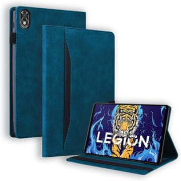 shumee OVITEK ZA LENOVO LEGION Y700 2022 MORANSKO MODER IMITACIJA SEMIŠA Z ŽEPOM