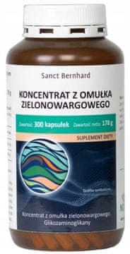 shumee Zelenoustna klapavica 500 mg Koncentrat školjk Sanct Bernhard 300 kapsul.