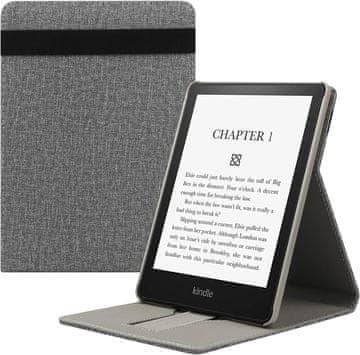 shumee ETUI ZA BRALNIK KNJIG ZA KINDLE PAPERWHITE 5 / 5 SE 6.8"" 2021 SIVA VERTIKALNA
