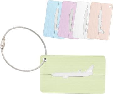 shumee 5x IDENTIFIKATOR PRTLJAŽNE OZNAKE NASLOVLJANJE OZNAKE KOVINSKA NALEPKA za LETALO