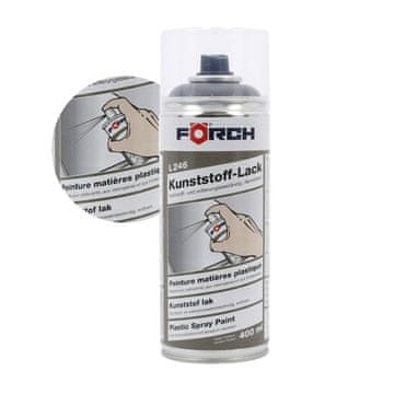 shumee Črni lak za plastiko Forch L246 400 ml