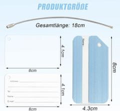 shumee 5x IDENTIFIKATOR PRTLJAŽNE OZNAKE NASLOVLJANJE OZNAKE KOVINSKA NALEPKA za LETALO