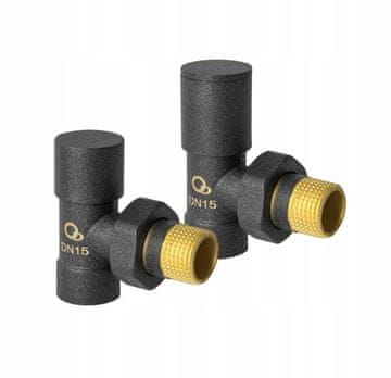 shumee KOMPLET KOTNIH ANTRACITNIH RADIATORSKIH VENTILOV