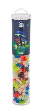 Plus-Plus Gradbeni set tube - Glow Mix 240 kosov