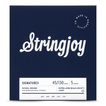 shumee Stringjoy BA45130XL poniklované struny na basgitaru 45-130 5-strunné extra dlhé