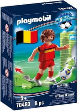 shumee PLAYMOBIL 70483 Športni in akcijski igralec Belgija 8el