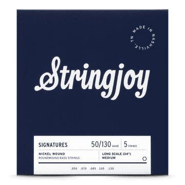 shumee Stringjoy BA50130LS poniklované struny na basgitaru 50-130 5-strunové