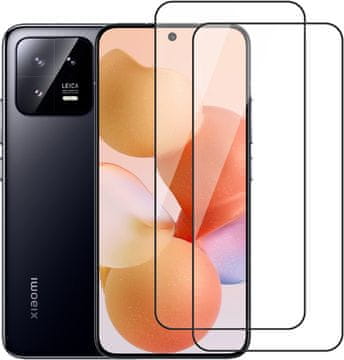 shumee 2x 9H KALJENO STEKLO ZA XIAOMI 13 MOČNO TRDO VZDRŽLJIVO ODPORNO