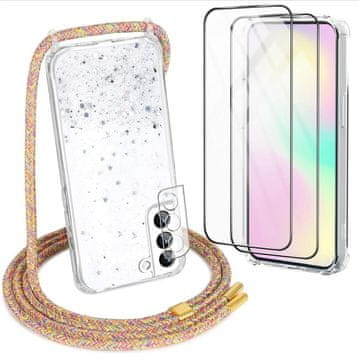 shumee KOMPLET 2 OVITEK + 2 KALJENA STEKLA ZA SAMSUNG GALAXY S21 BLEŠČICE SM-G991B