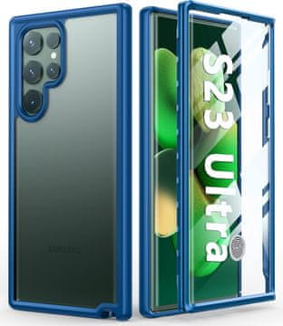 shumee BUMPER OVITEK ZA SAMSUNG GALAXY S23 ULTRA MODRA SM-S918B SM-S918N