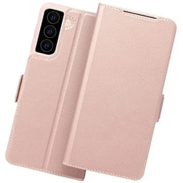 shumee PREKLOPNA OVITEK ZA SAMSUNG GALAXY S22+ 5G ROZA PU USNJE SM-S906B