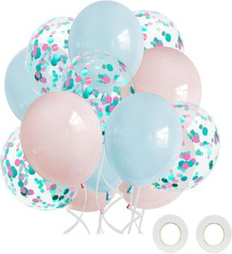 shumee KOMPLET PASTELNIH BALONOV ZA POROČNO OKRASANJE BABY SHOWER