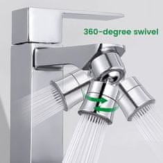 shumee 360° VRTLJIV PREZRAČEVALNIK PIPE KROMIRANI PODALJŠEK PIPE