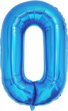 shumee VELIKI MODER BALON IZ FOLIJE ŠTEVILKA 0 ZA ROJSTNI DAN 100cm 42"