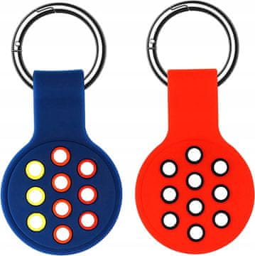 shumee AirTags ZAŠČITNA OZNAKA MEHKA GUMA N-ČRNA X2