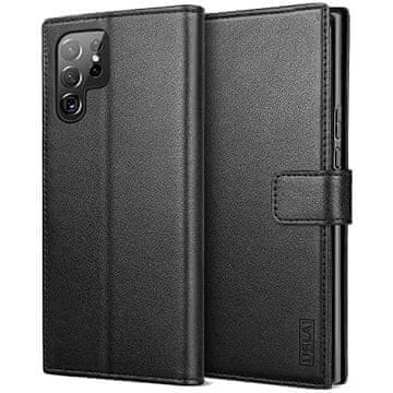 shumee OVITEK ZA SAMSUNG GALAXY S22 ULTRA BLACK ZAPRT Z OVITKOM NA POKLOP