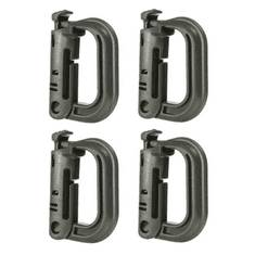 shumee 4x KARABIN MOLLE GRIMLOCK D-RING TACTICAL GREEN